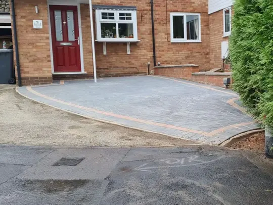 Block paving driveway installation in Stourbridge