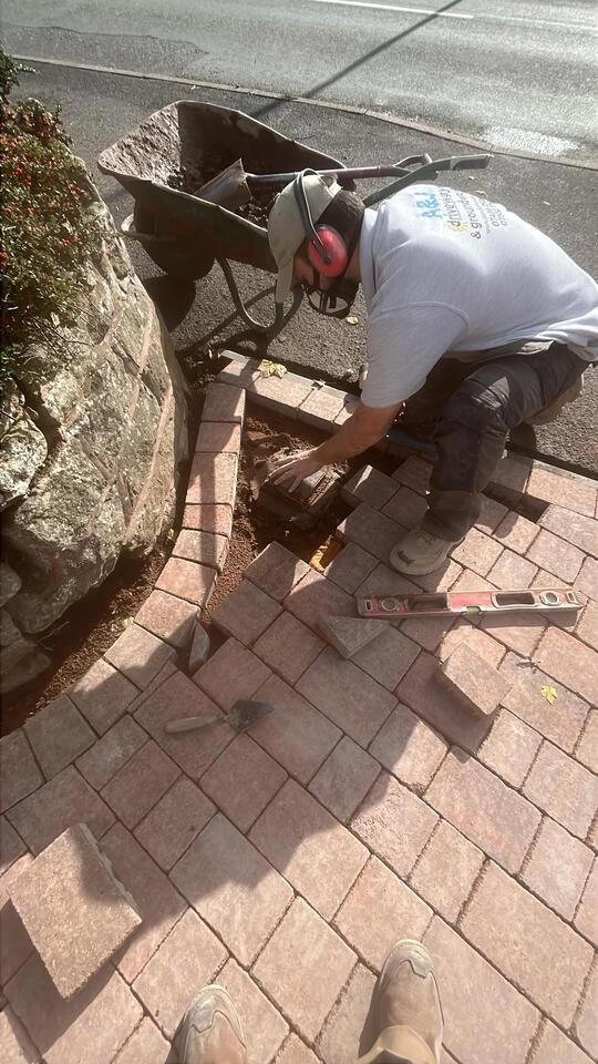 Beautiful block paving driveway installed in Redditch by A & J Driveways
