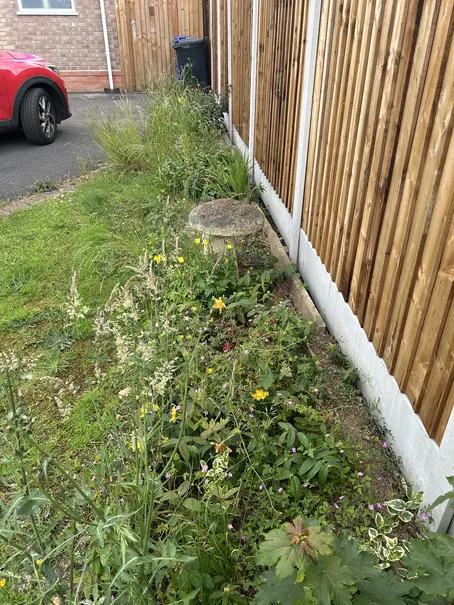 Concrete fencing posts and gravel board installation in Stourton
