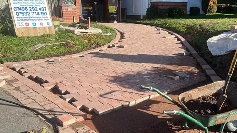Block paving driveway installation completed by A & J Driveways in Sedgley DY3