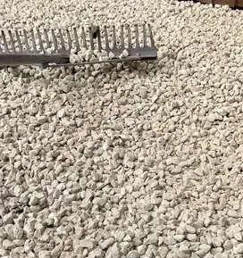 Decorative gravel driveway with stabilizing honeycomb grids fitted in Sedgley