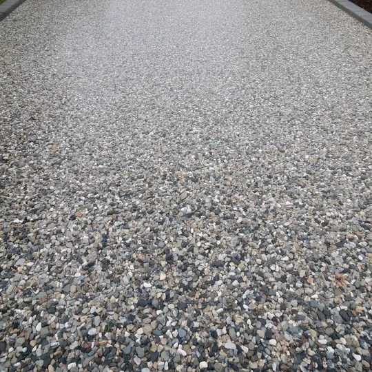 Resin bound driveway installation in Dudley